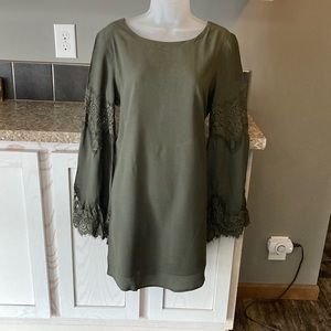 NWT Filly Flair Sleeved Dress- Olive